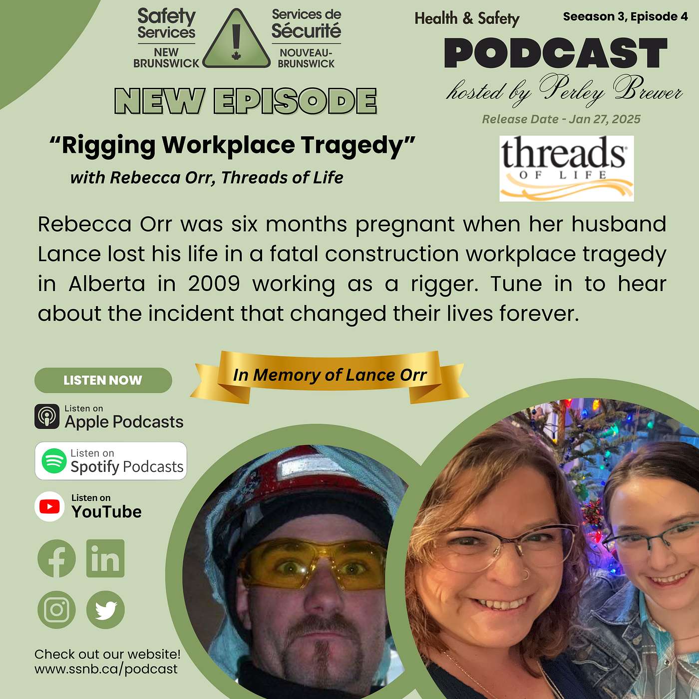 Rigging Workplace Tragedy - Rebecca Orr - Threads of Life