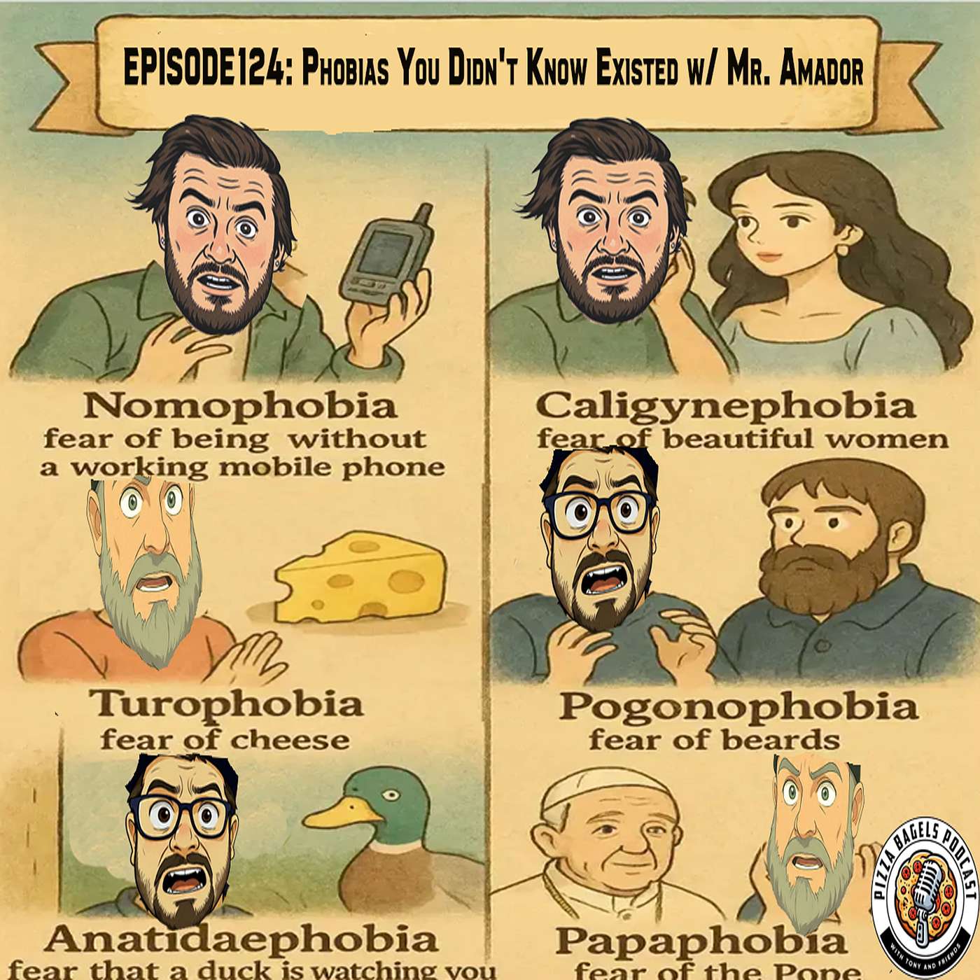#124 Phobias You Didn't Know Existed w/ Mr. Amador (The Mayor) episode artwork