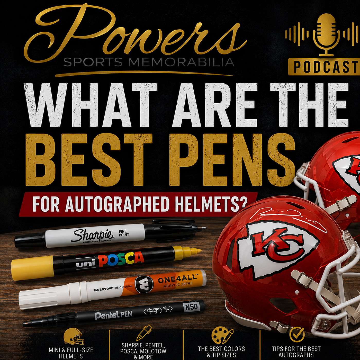 What Are the Best Pens for Autographed Helmets? episode artwork