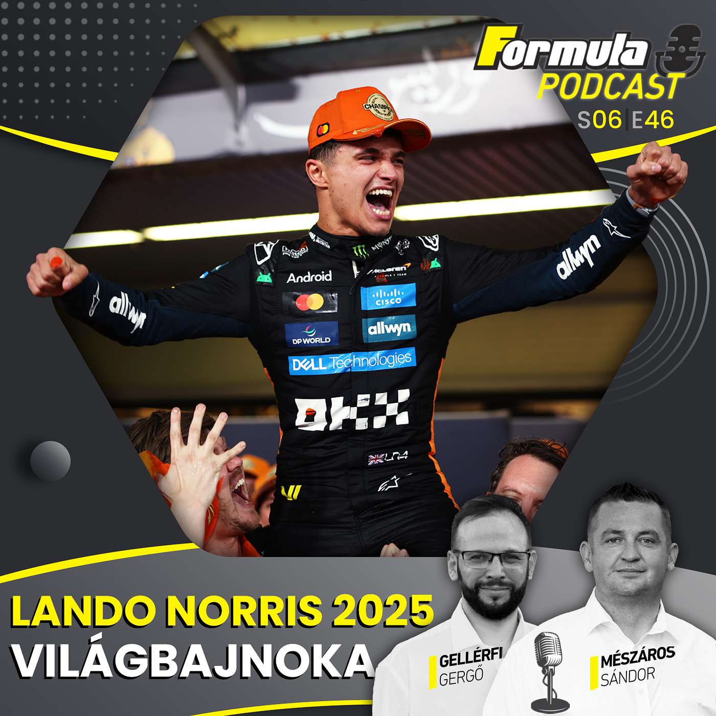 S06E46 – Lando Norris 2025 világbajnoka! S06E46 – Lando Norris 2025 világbajnoka!