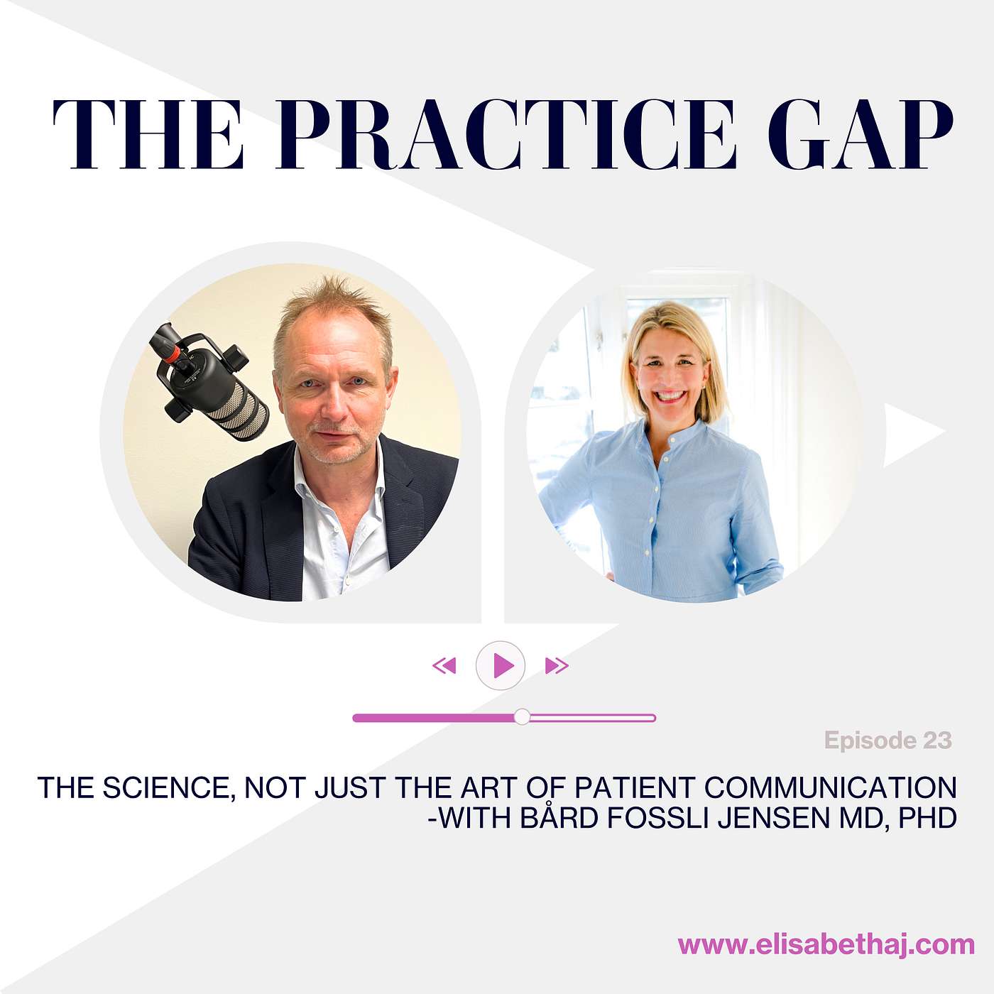 #24 The Science, Not Just The Art of Patient Communication-With Bård Fossli Jensen MD, Phd episode artwork