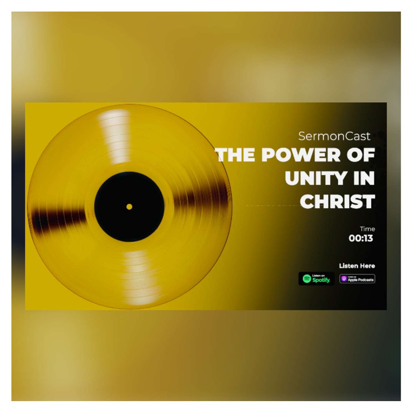 THE POWER OF UNITY IN CHRIST