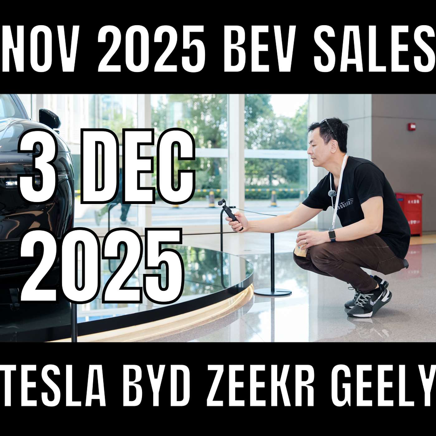 November 2025 New BEV Sales Report Australia: Tesla, BYD, & Zeekr Lead