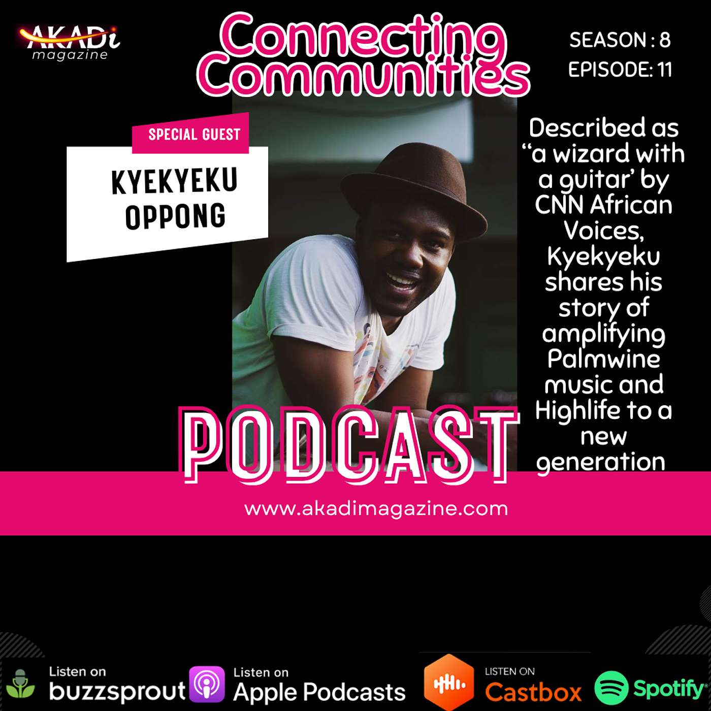S8 EP11| HIGHLIFE MUSIC IN FOCUS - in conversation with guitar wizard Kyekyeku