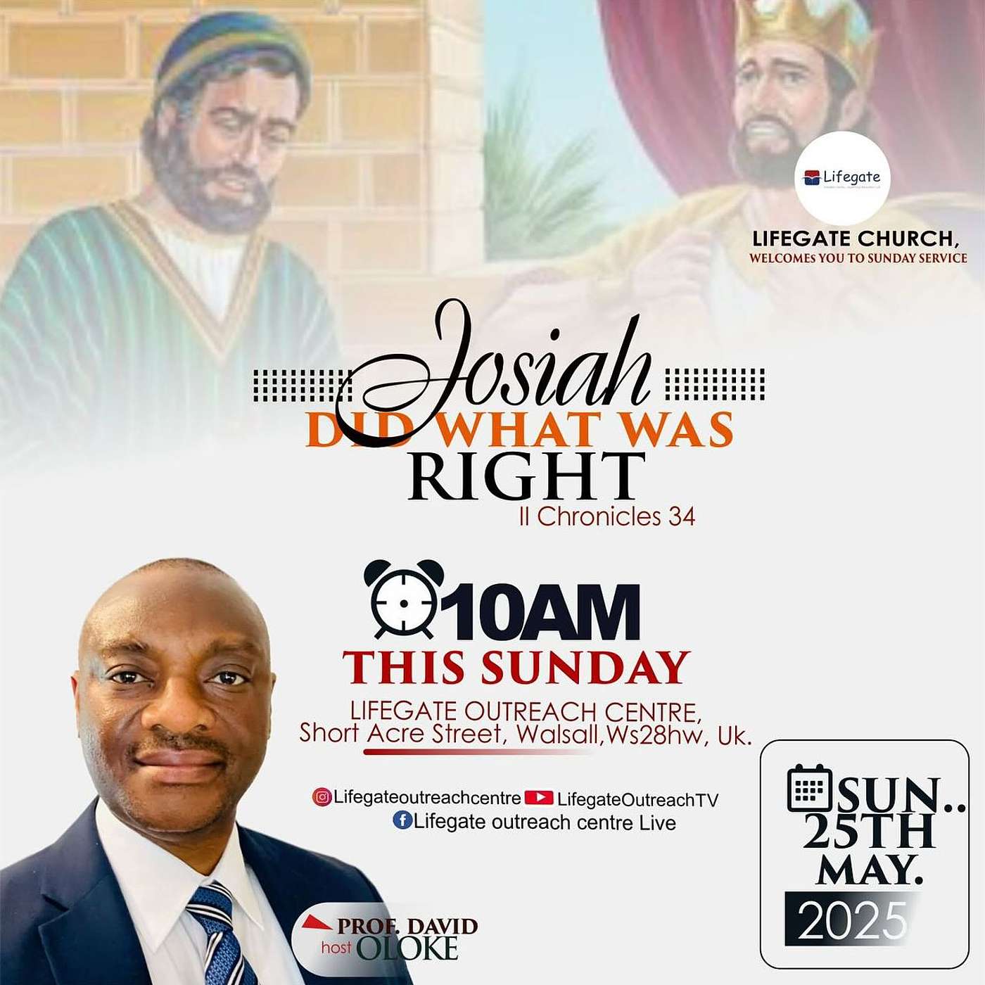 Josiah did what was right - Lifegate Church - 25.5.25 episode artwork