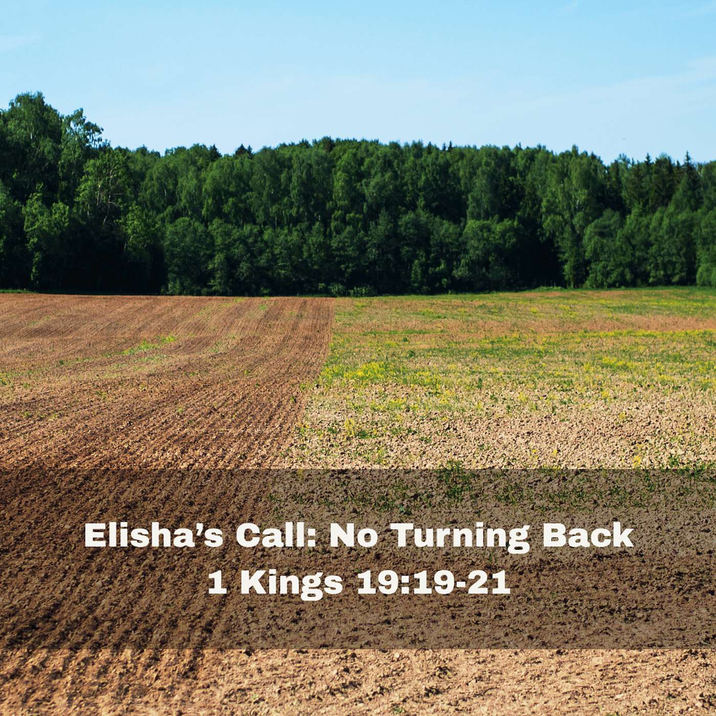 "Elisha's Call: No Turning Back" 1 Kings 19:19-21