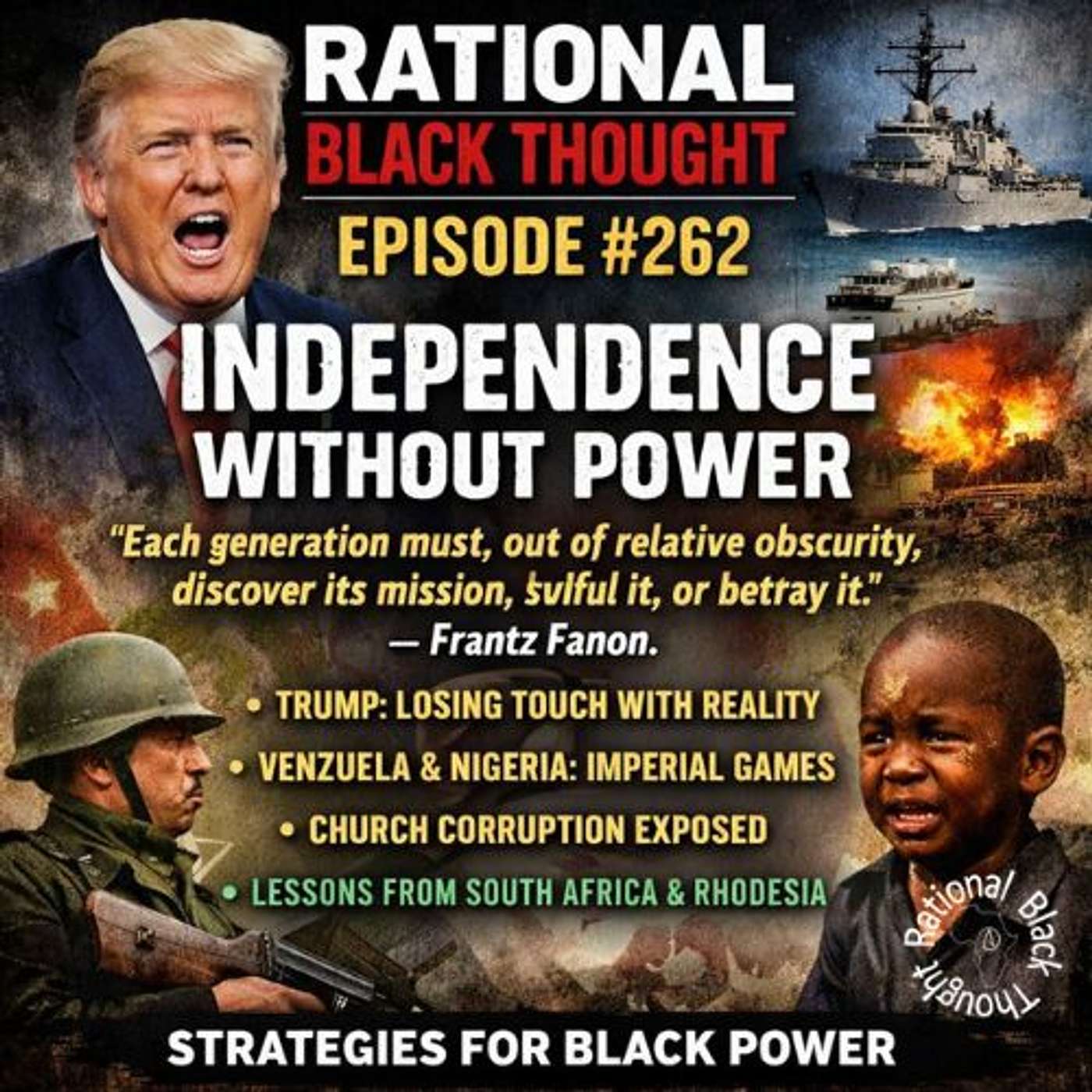 Episode #262 – December 27, 2025 – “Each generation must, out of relative obscurity, discover its mission, fulfill it, or betray it.” Episode #262 – December 27, 2025 – “Each generation must, out of relative obscurity, discover its mission, fulfill it, or betray it.”