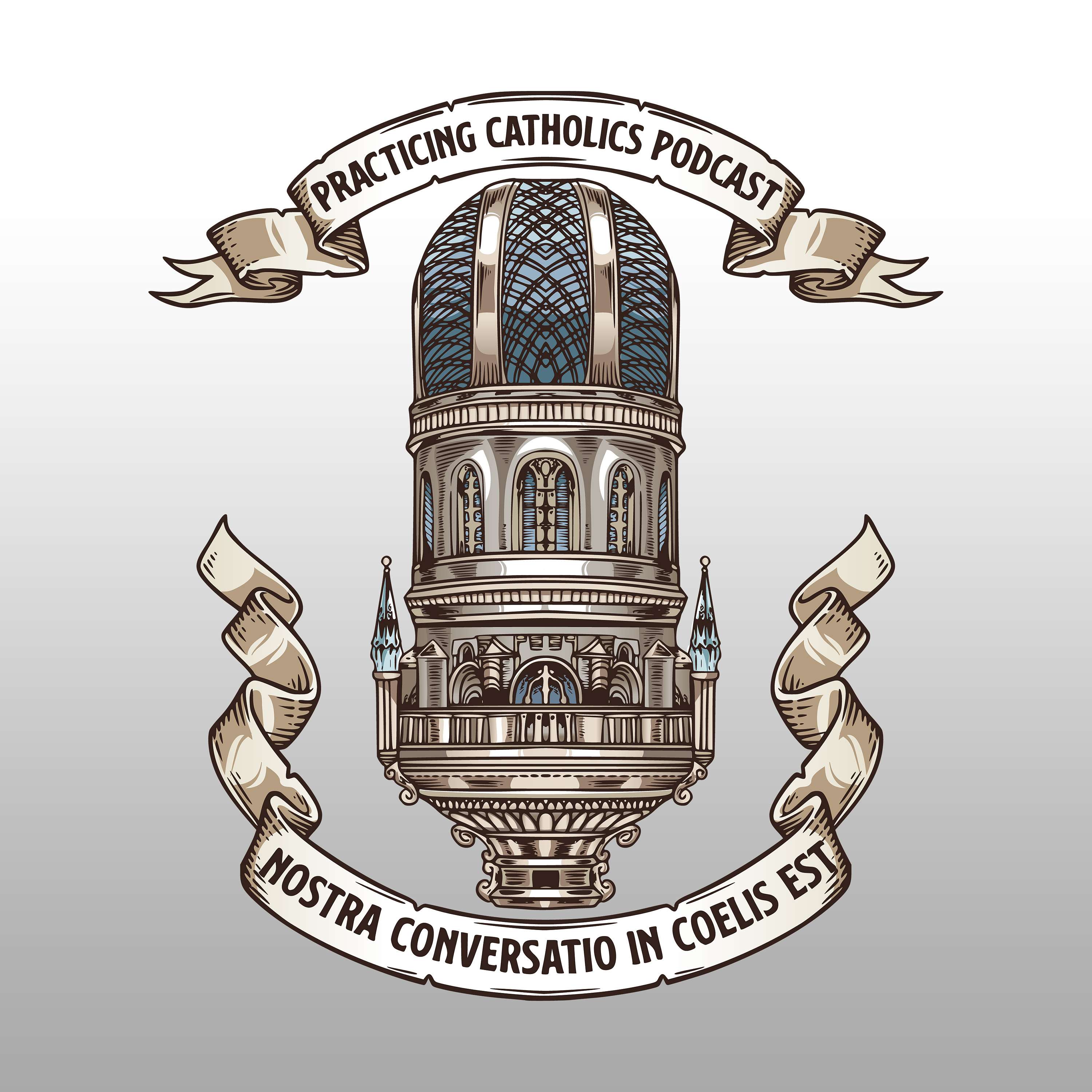 Practicing Catholics podcast artwork