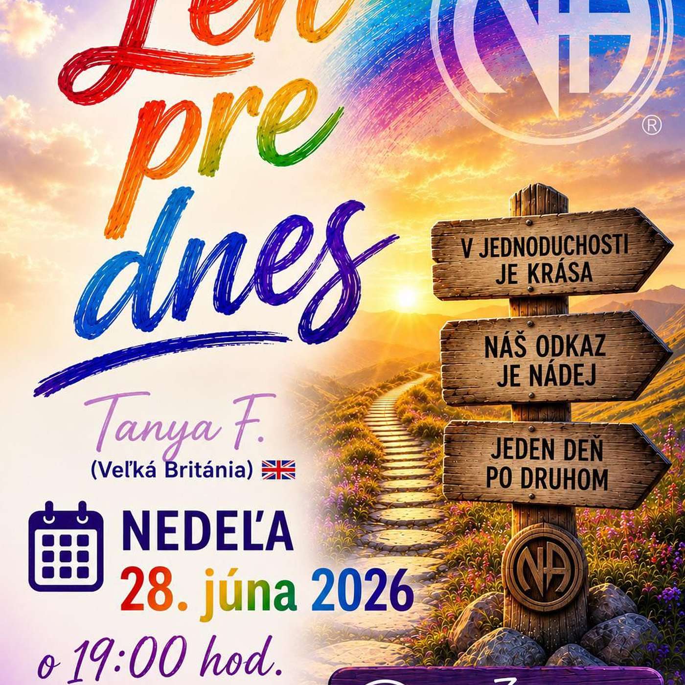 Len pre dnes (Nedeľa spiker) - Tanya F. (UK) - 28. 6. 2026 episode artwork