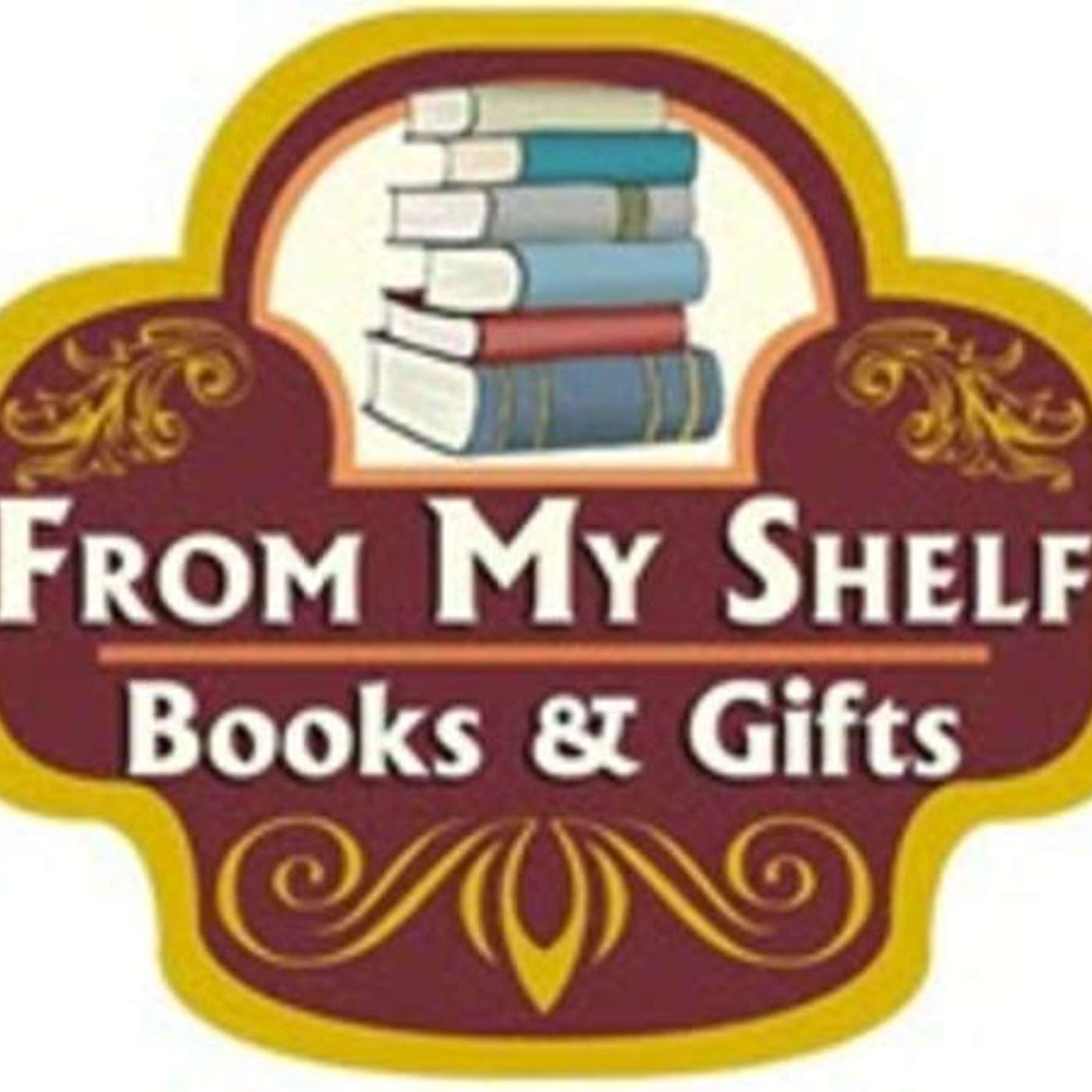 From My Shelf Books Owners Kasey & Kevin Coolidge on the Brown Posey Press Show episode artwork