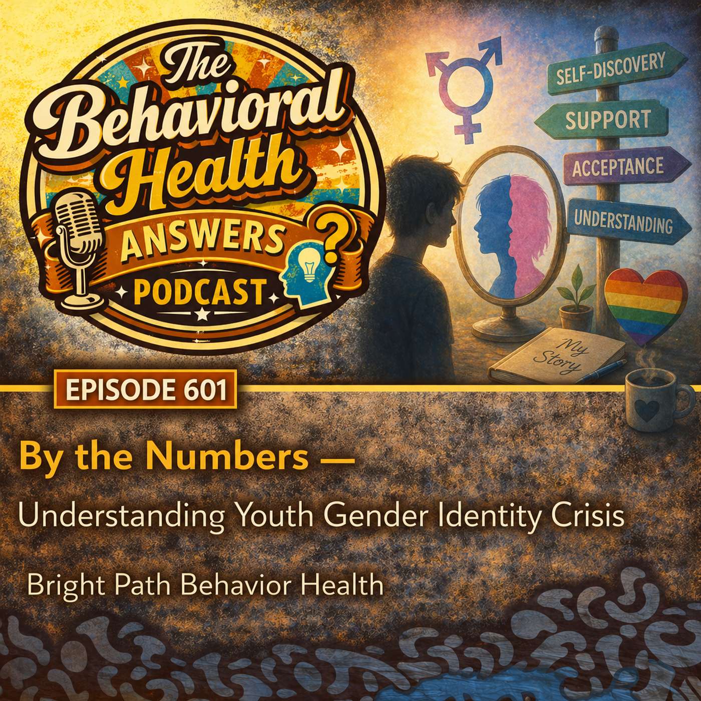 Episode 601: By the Numbers - Understanding Youth Gender Identity Crisis | Bright Path Behavior Health episode artwork