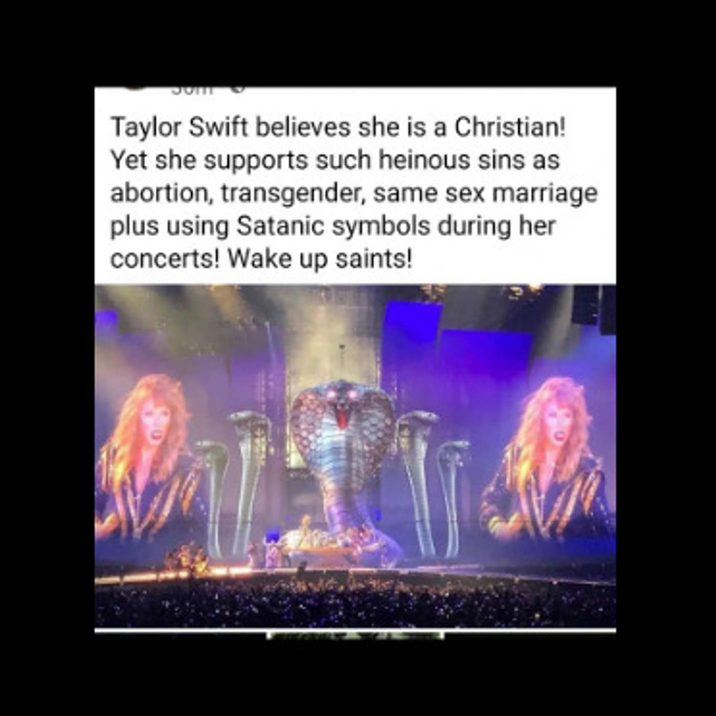 Taylor Swift is a Satanic Witch