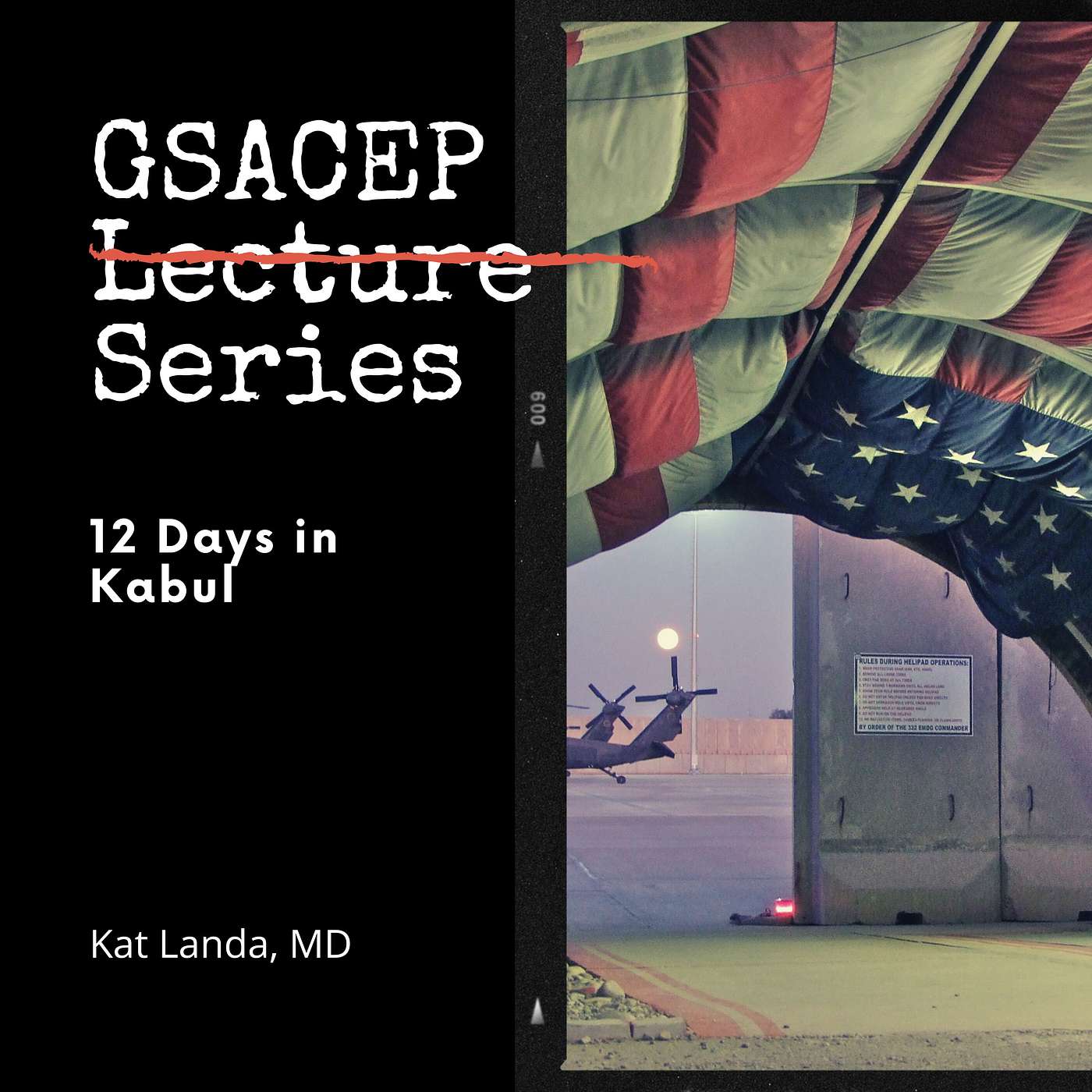 GSACEP Lecture Series: 12 Days in Kabul by Dr. Kat Landa