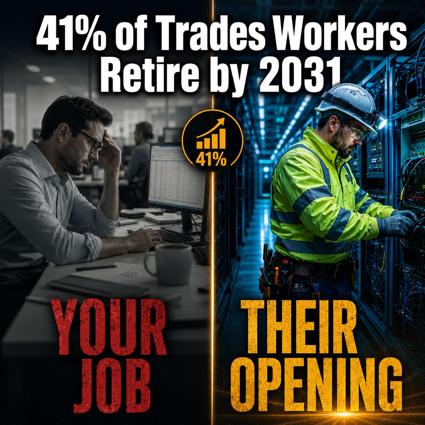 41% of Trades Workers Retire by 2031 — Here's Who Gets Paid to Replace Them episode artwork