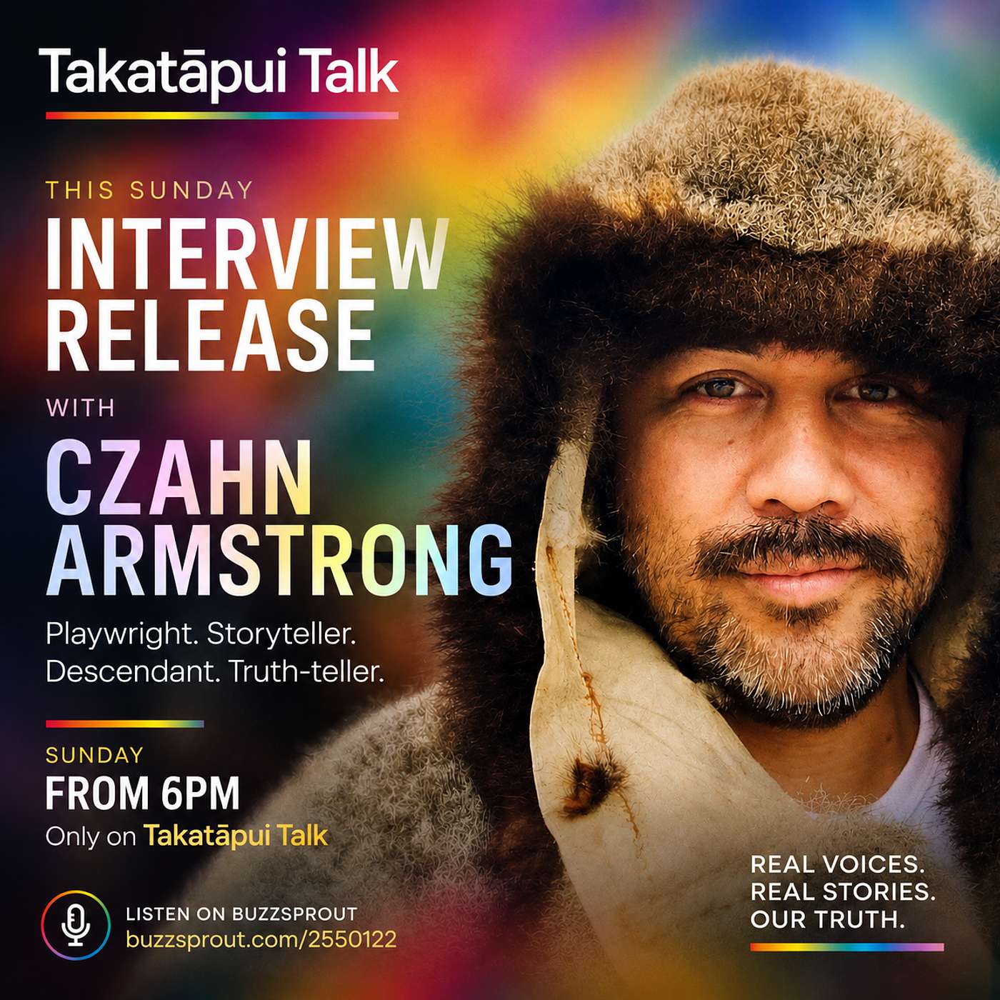 Czahn Armstrong Takatāpui Talk episode artwork