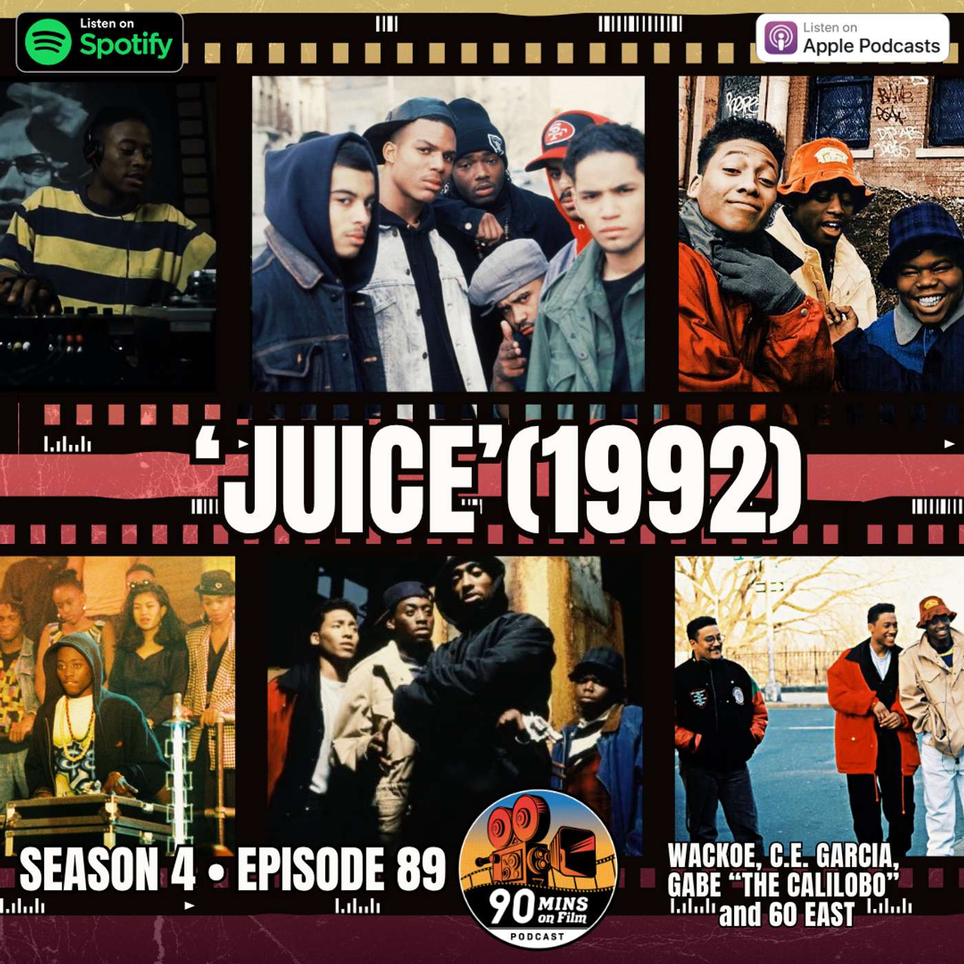 'Juice' [1992] - Wackoe, CE Garcia & Gabe "The Calilobo," with 60 East. episode artwork