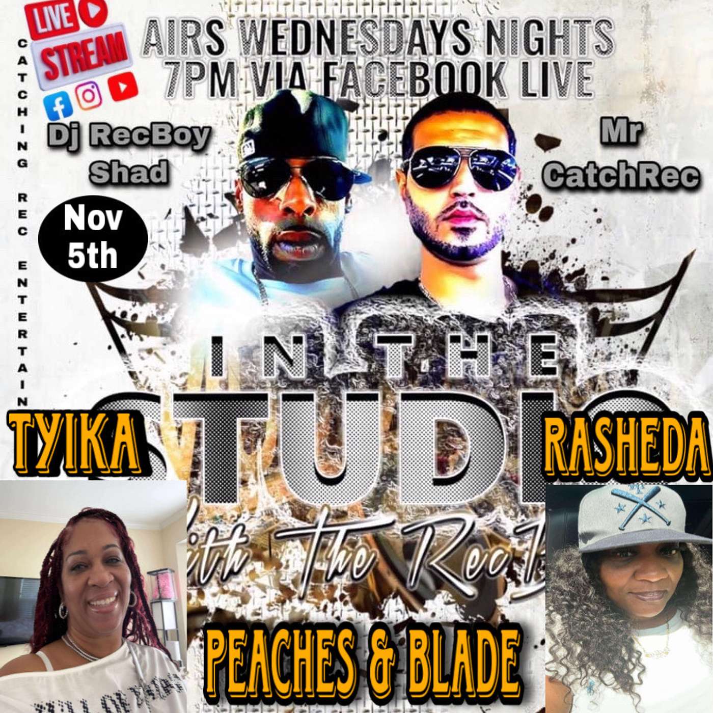 Rasheda & Tyika of Peaches and Blade Join In The Studio With The RecBoys. Independent Media & Culture Talk Rasheda & Tyika of Peaches and Blade Join In The Studio With The RecBoys. Independent Media & Culture Talk