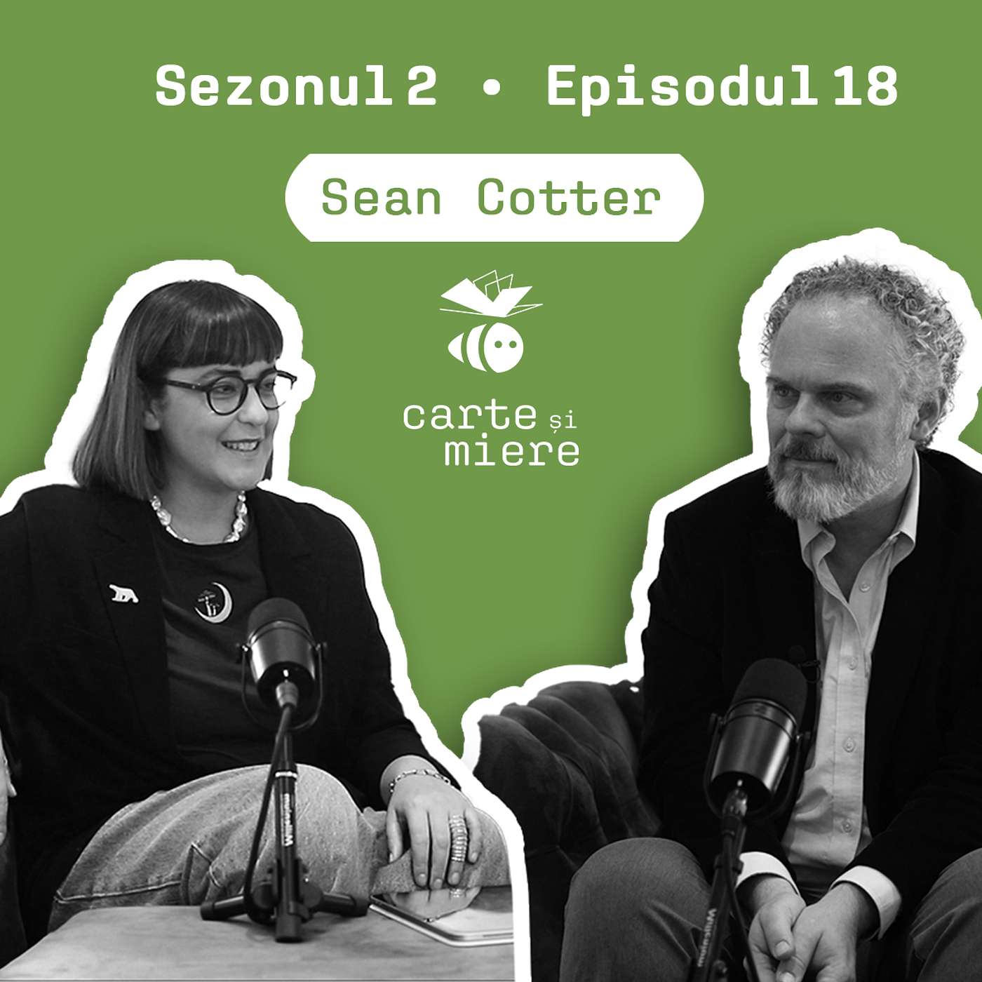 Carte și Miere |  18 | Sean Cotter |  traducătorul lui Cărtărescu între America și România episode artwork