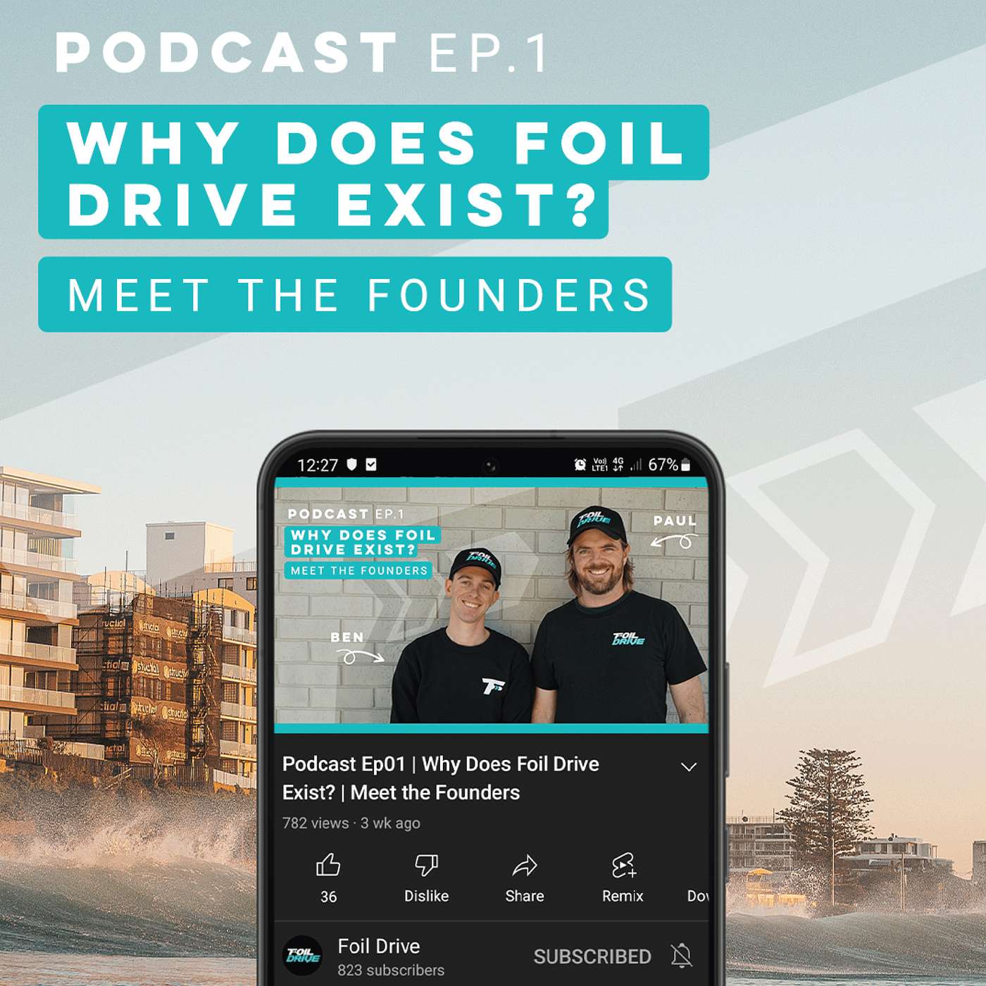 Foil Drive Podcast | Ep 01 | Why Does Foil Drive Exist? - Meet the Founders episode artwork