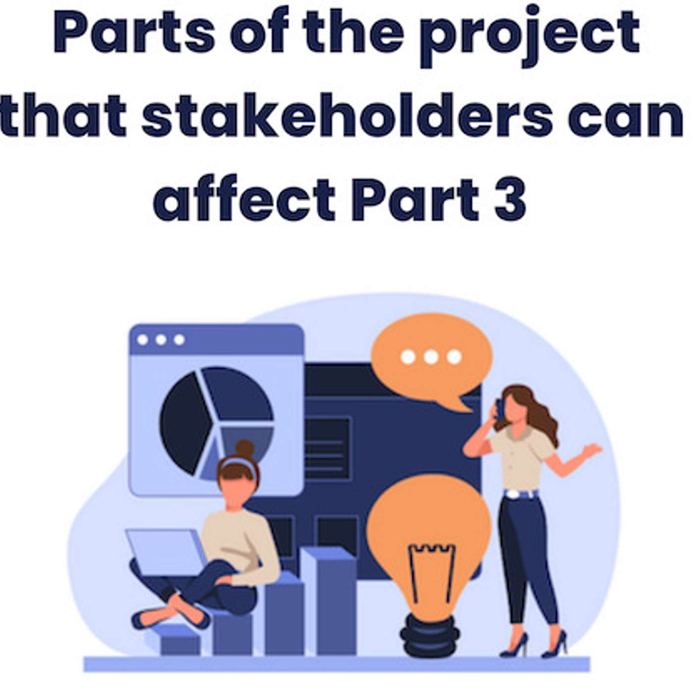 Parts of the Project that Stakeholders can Affect Part 3