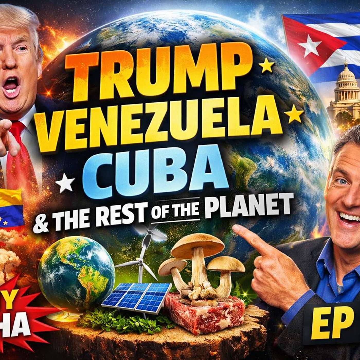 Trump  Venezuela  Cuba & the Rest of the Planet   Funny Ha Ha   EP 920 episode artwork