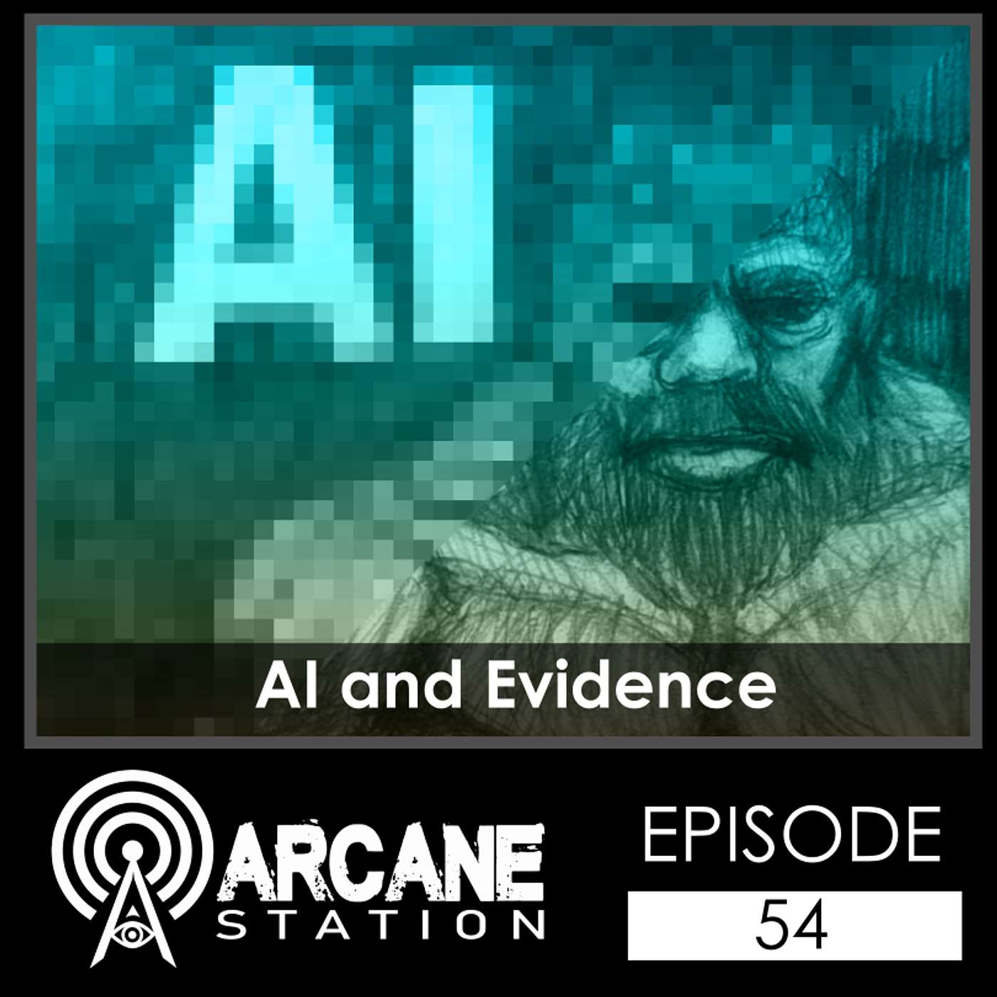 Episode 54 - AI and Evidence episode artwork