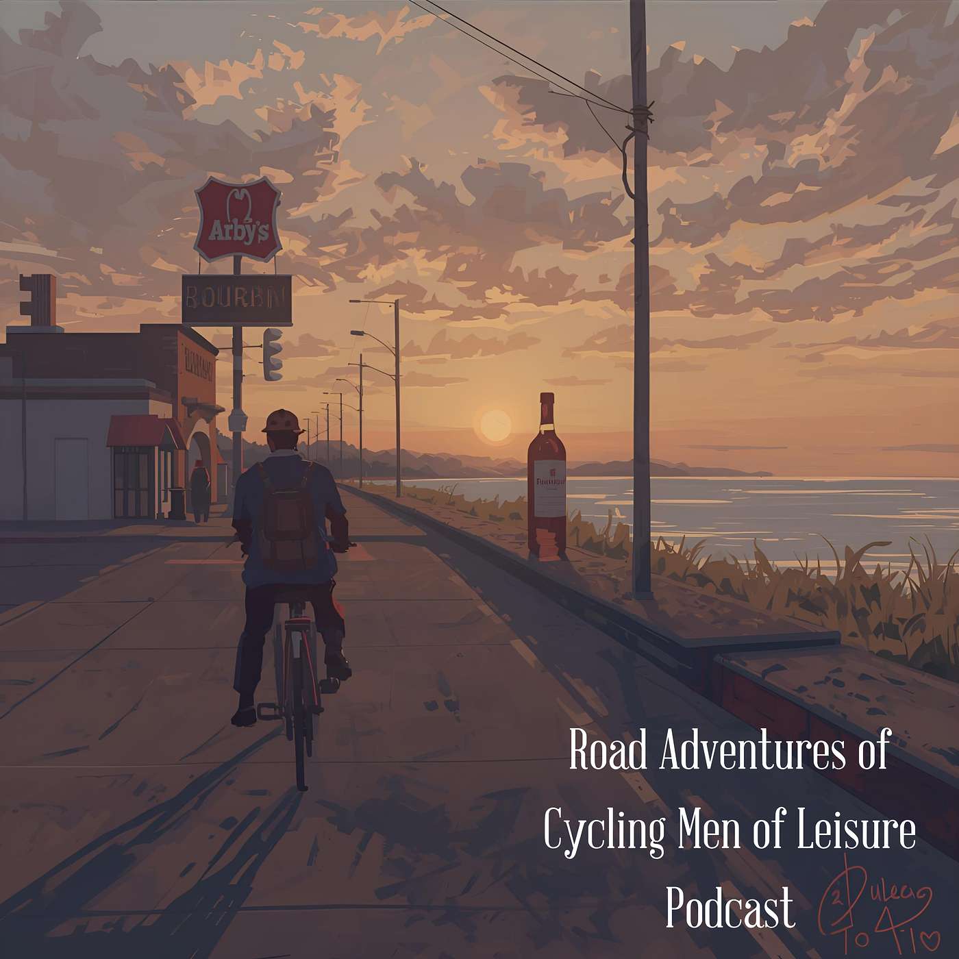 We went for a bike ride and somehow came back with Blanton’s, a poker chip, and an Arby’s alibi We went for a bike ride and somehow came back with Blanton’s, a poker chip, and an Arby’s alibi