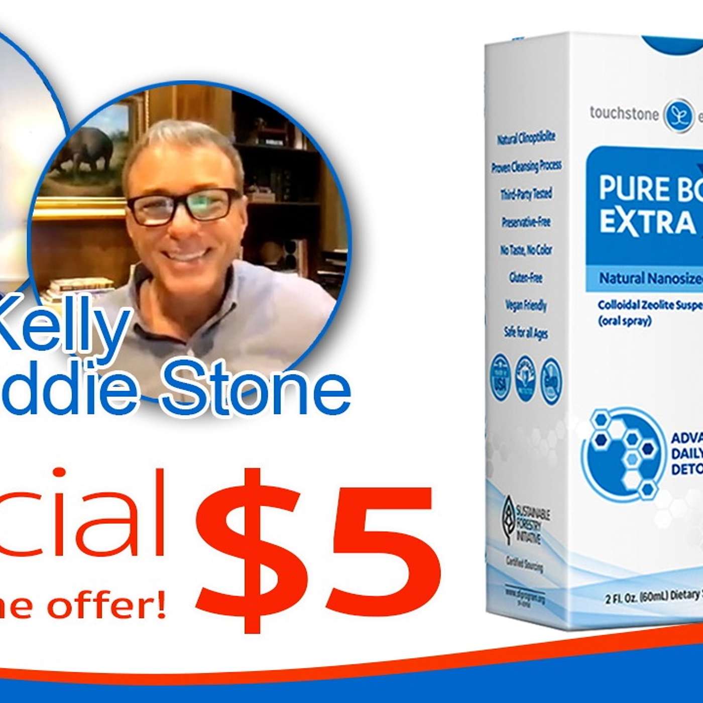 💦💧💦 Penny & Eddie talk ZEOLITE:  What is it? Why take it? 💦💧💦 Special $5 bottle promo!