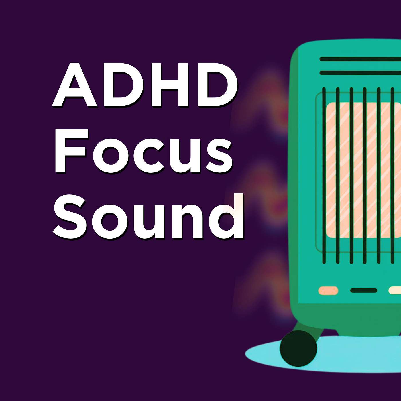 ADHD Sound Masking - Fan Heater Noise LOOP for ADHD Focus & Sleep - Warm Noise for Calm, Study & Relaxation