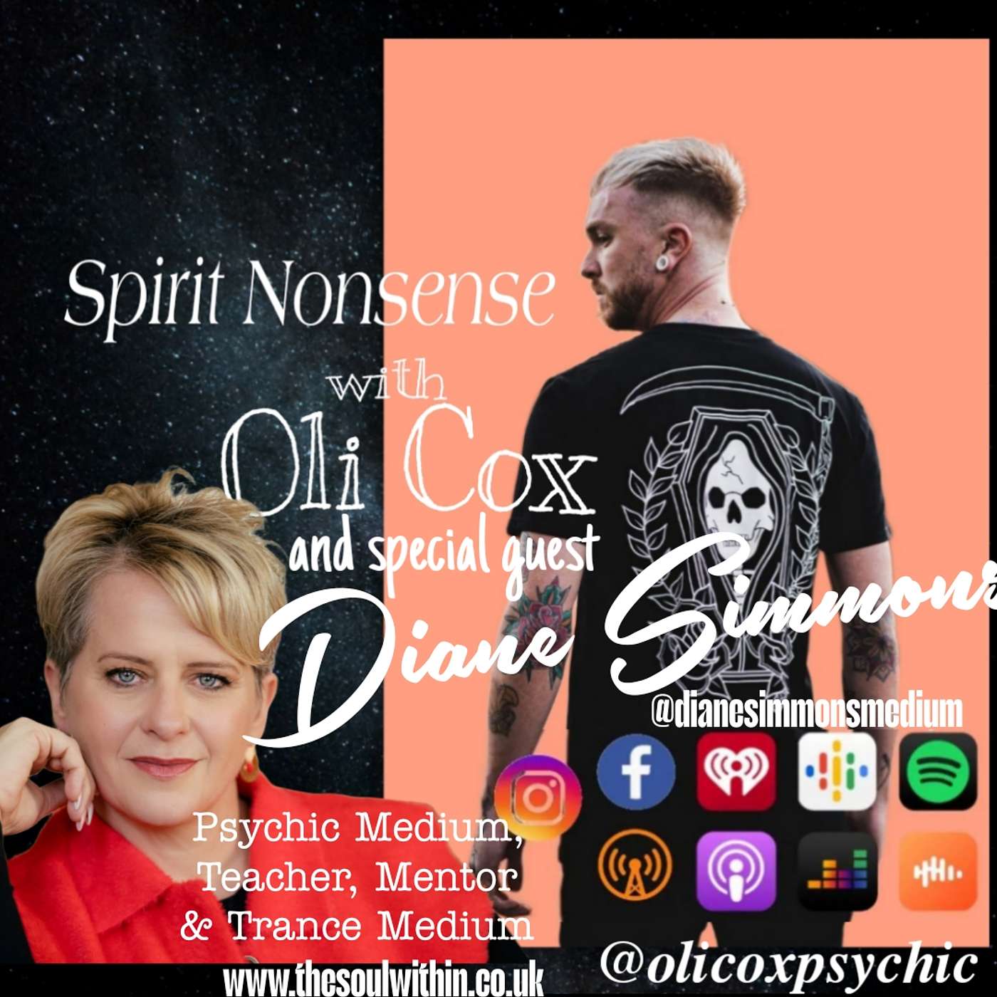 Awakening, The Soul Within & Past Lives - Oli chats with Diane Simmons, a Trance Medium, Psychic & Tutor episode artwork