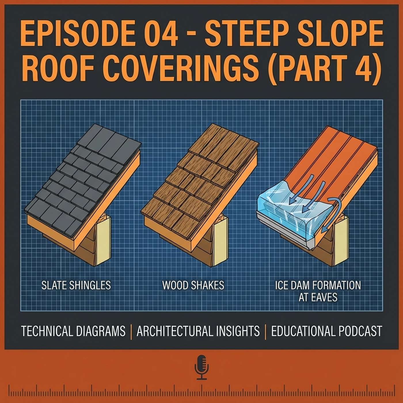 04 - Steep Slope Roof Coverings (Part 4) - Slate, Wood & Ice Dams episode artwork