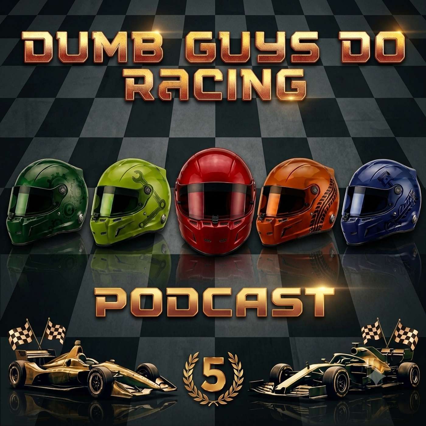 Dumb Guys Do Racing podcast cover art