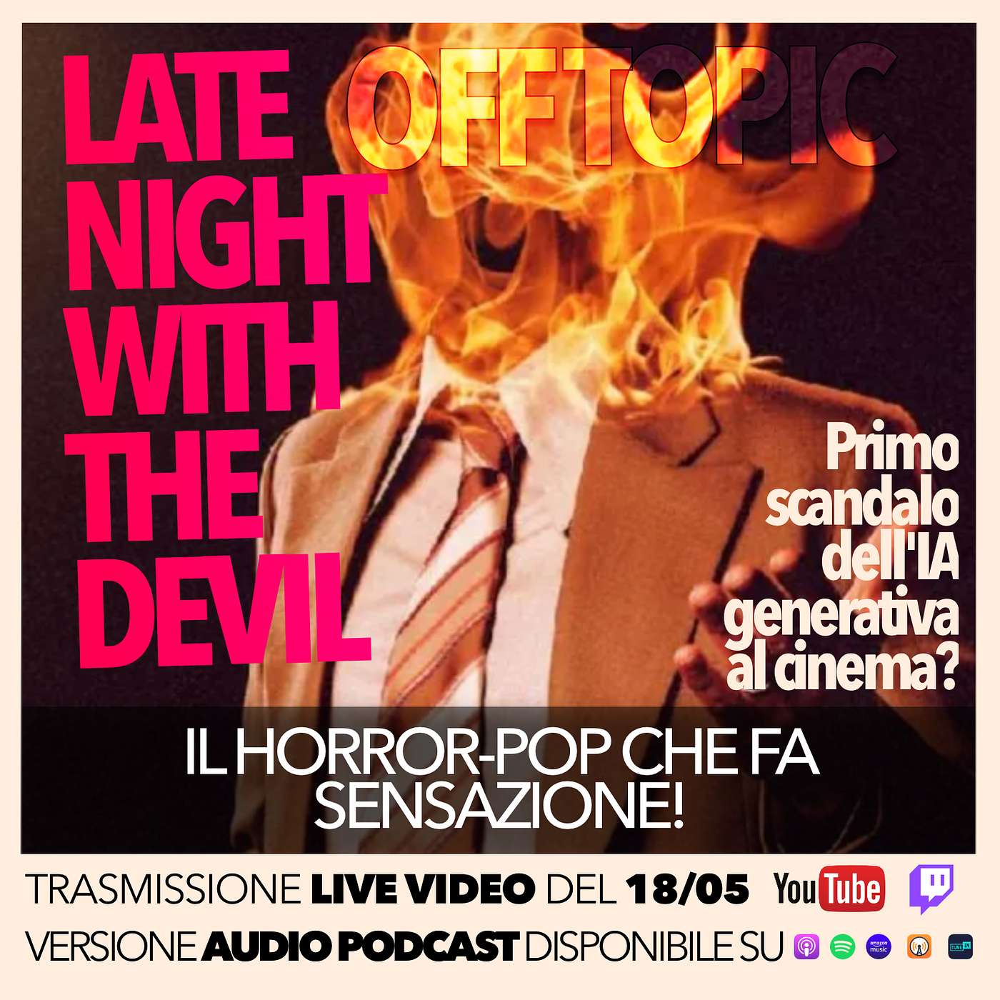 OFF-Topic: "Late Night with the Devil", scandalo dell'IA Generativa al cinema! Il film "Horror-Pop" che fa sensazione! (QuickTalk v07)