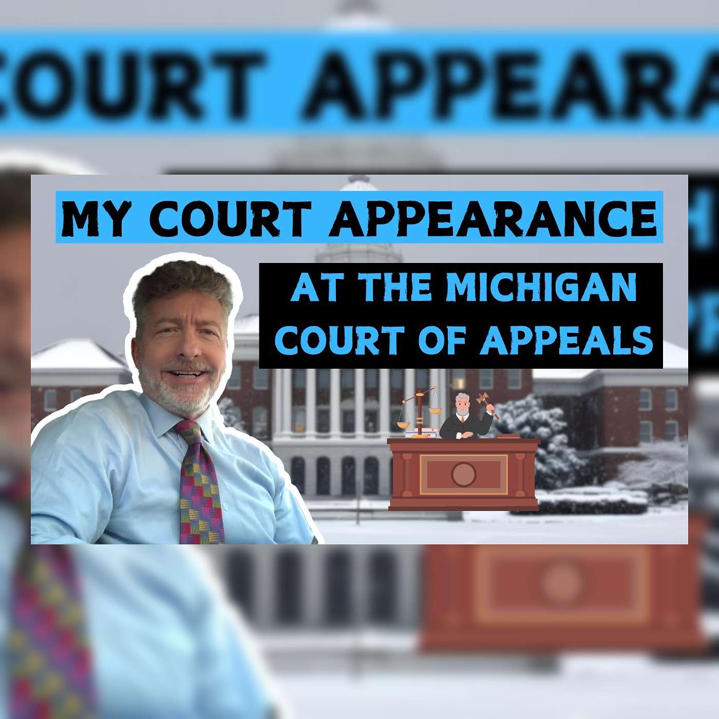 My Court Appearance at the Michigan Court of Appeals Today