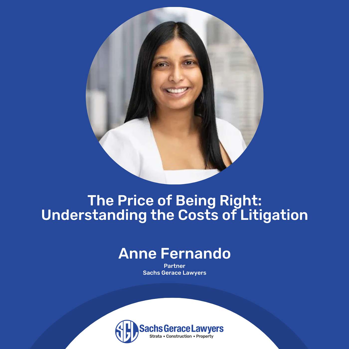 The Price of Being Right: Understanding the Costs of Litigation episode artwork