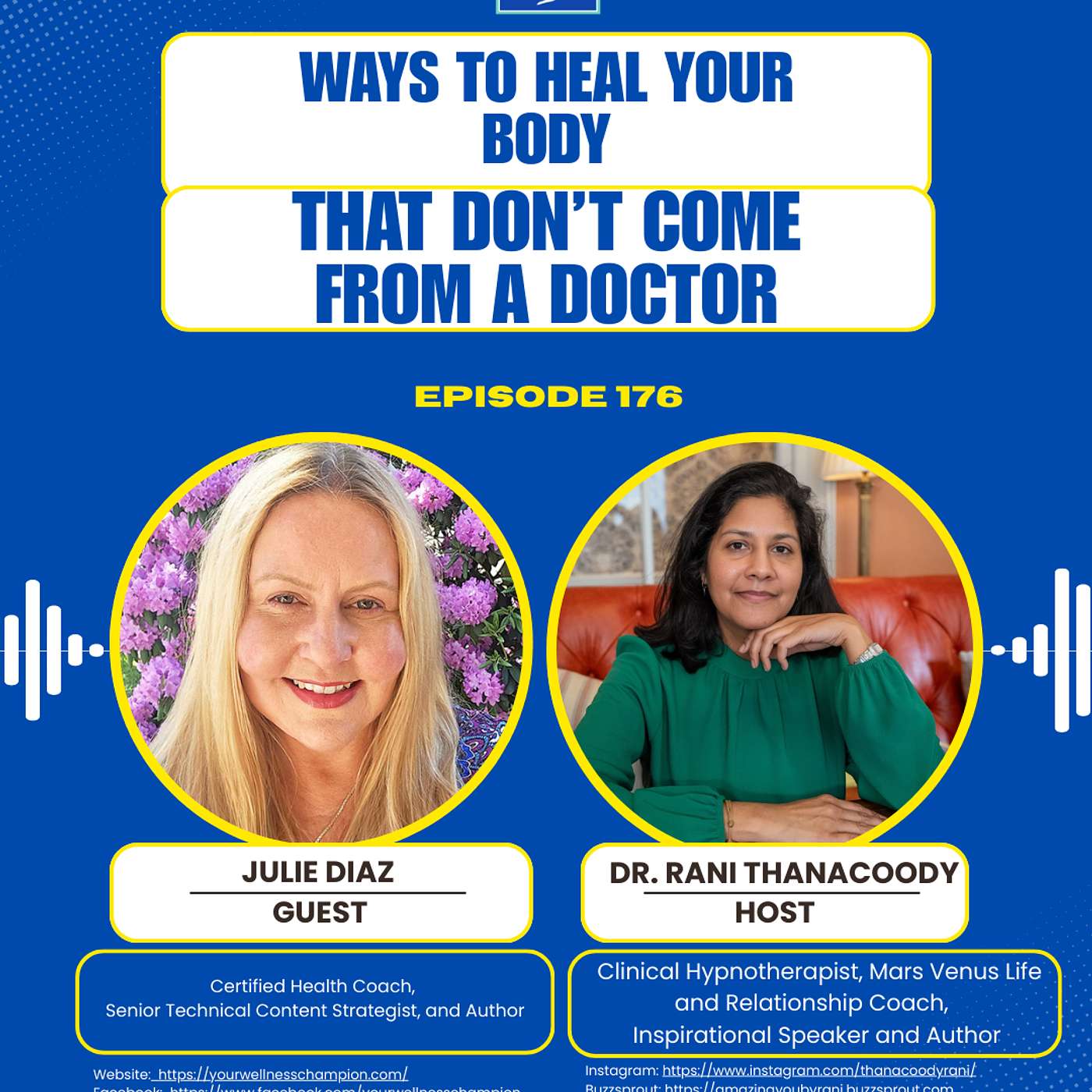 Episode 176: Ways to Heal Your Body That Don’t Come from a Doctor with Julie Diaz episode artwork