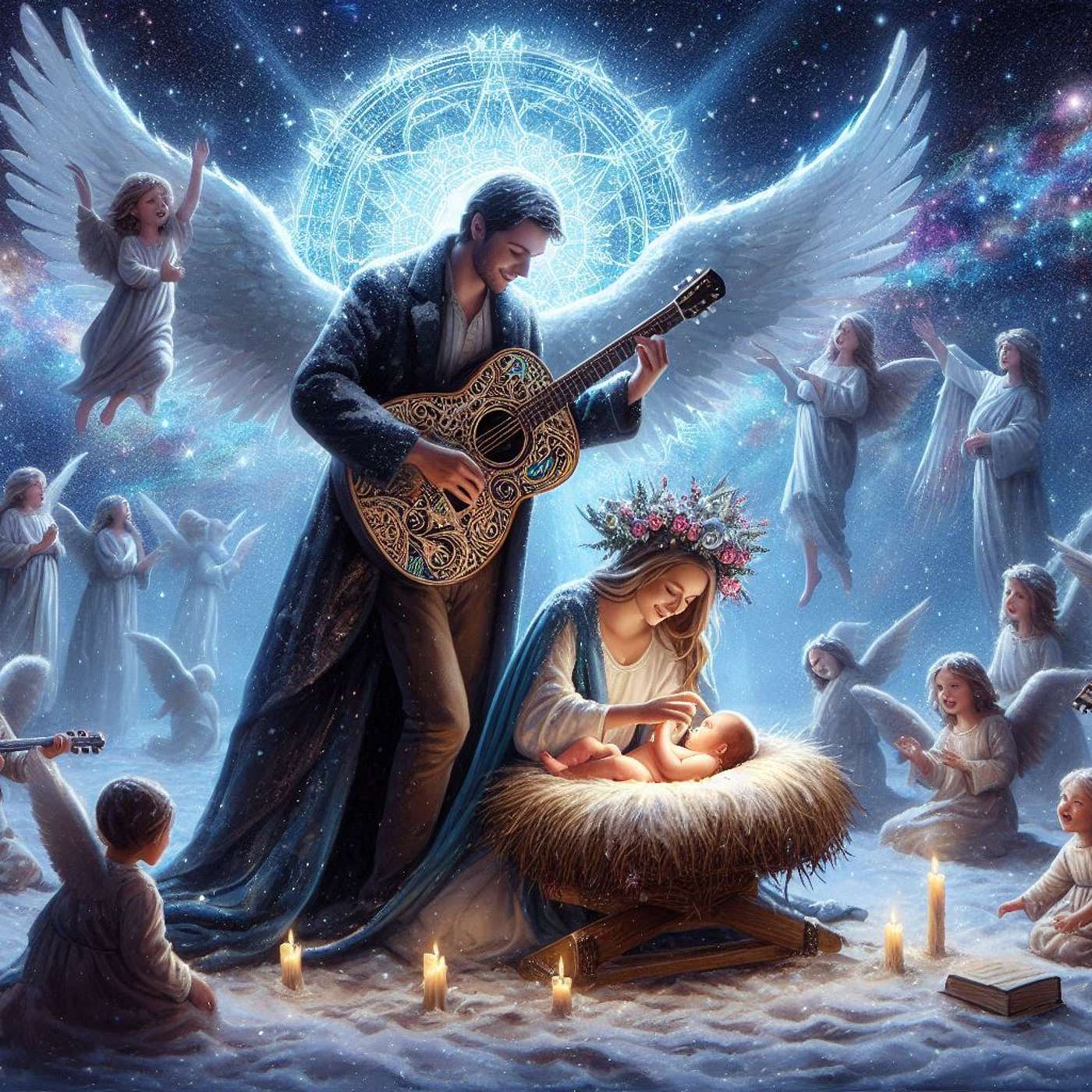 Away In A Manger Sing With Us Fireside Christmas Nicholas Mazzio and Lauren Mazzio The Rain WDN_1