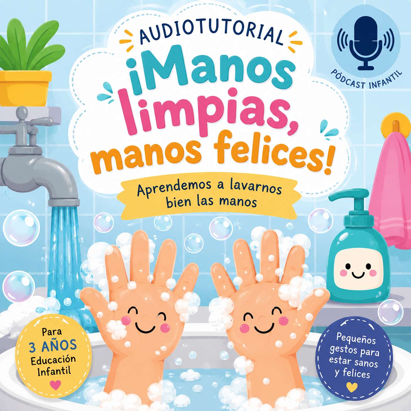 ¡Manos limpias, manos felices!