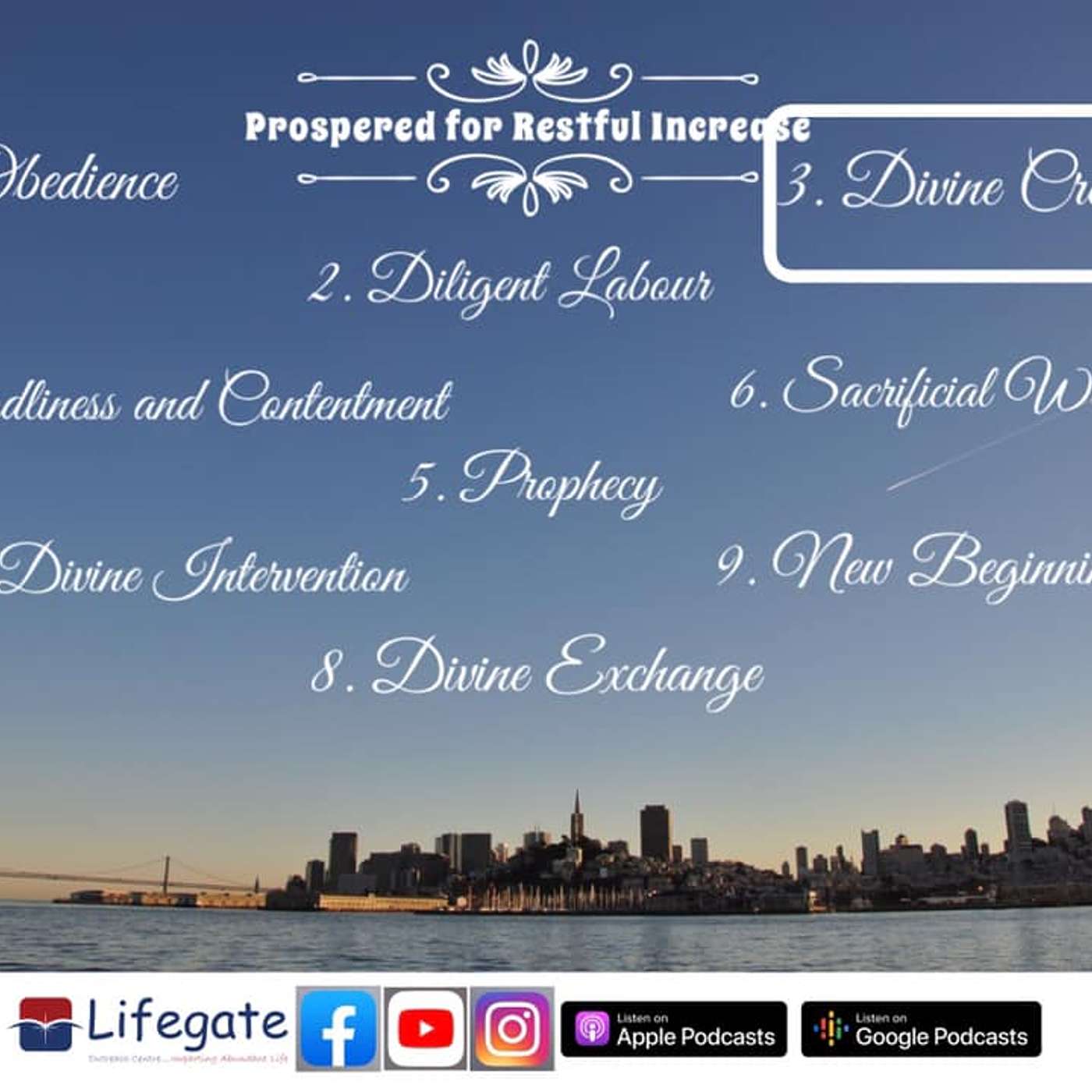 Prospered by Divine Creativity - Lifegate Church - 15.11.20 episode artwork