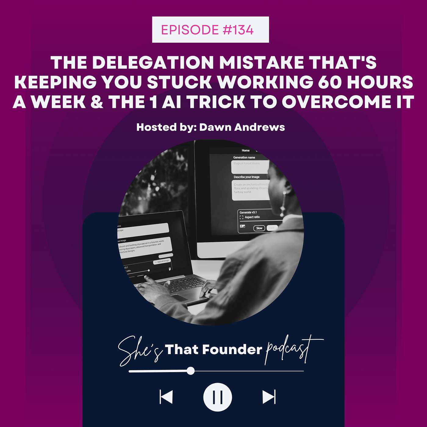 134 | The Delegation Mistake That's Keeping You Stuck Working 60 Hours a Week & The 1 AI Trick to Overcome It | Leadership, Delegation & Systems with AI Frameworks