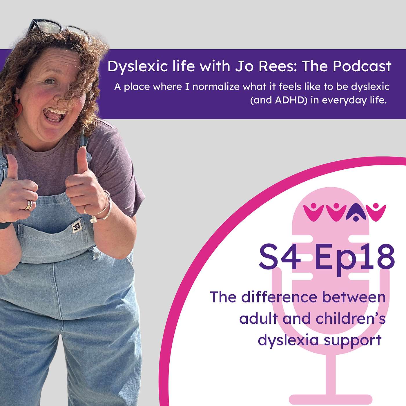 S4 E18 the difference between adult and children’s Dyslexia support!