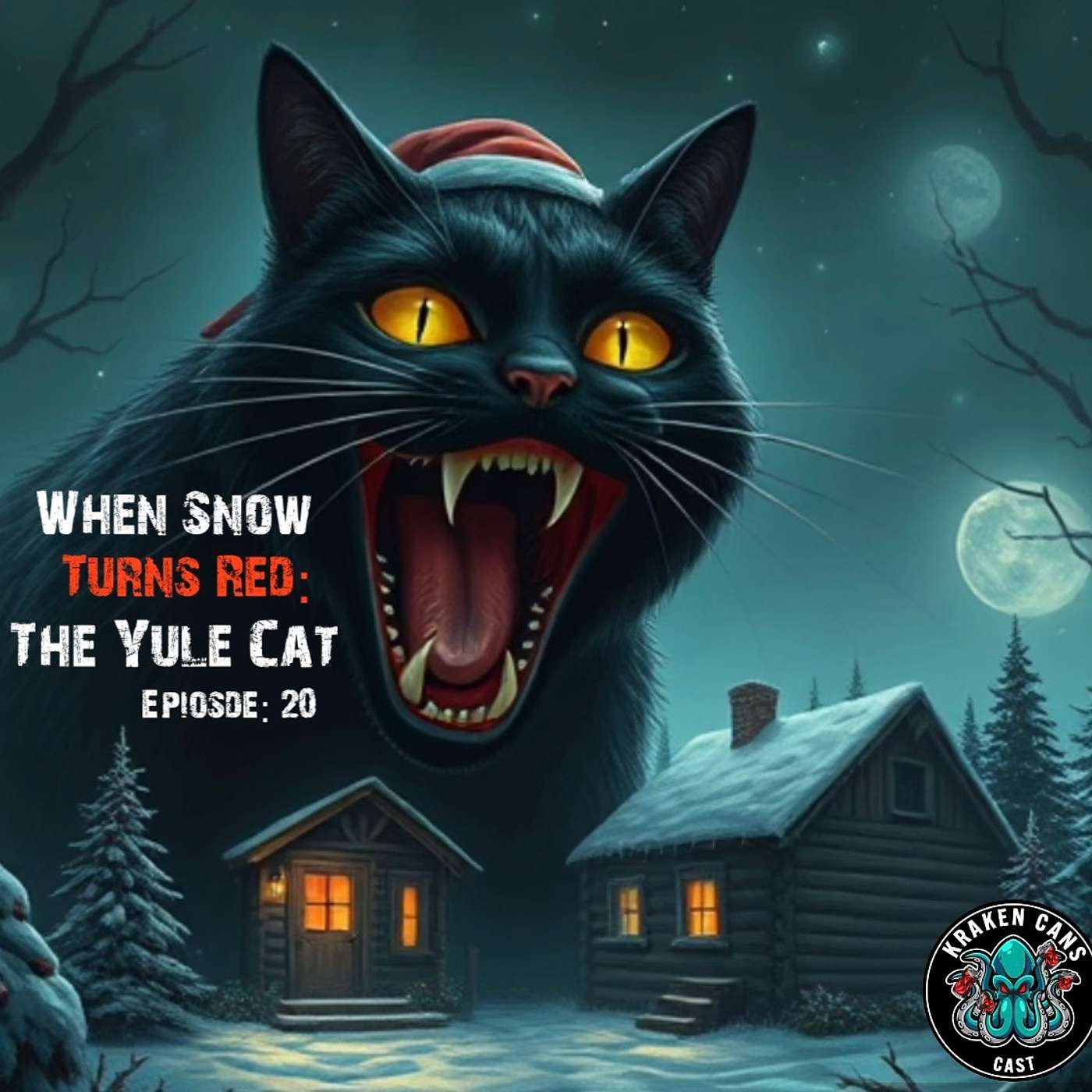 When Snow Turns Red: The Yule Cat