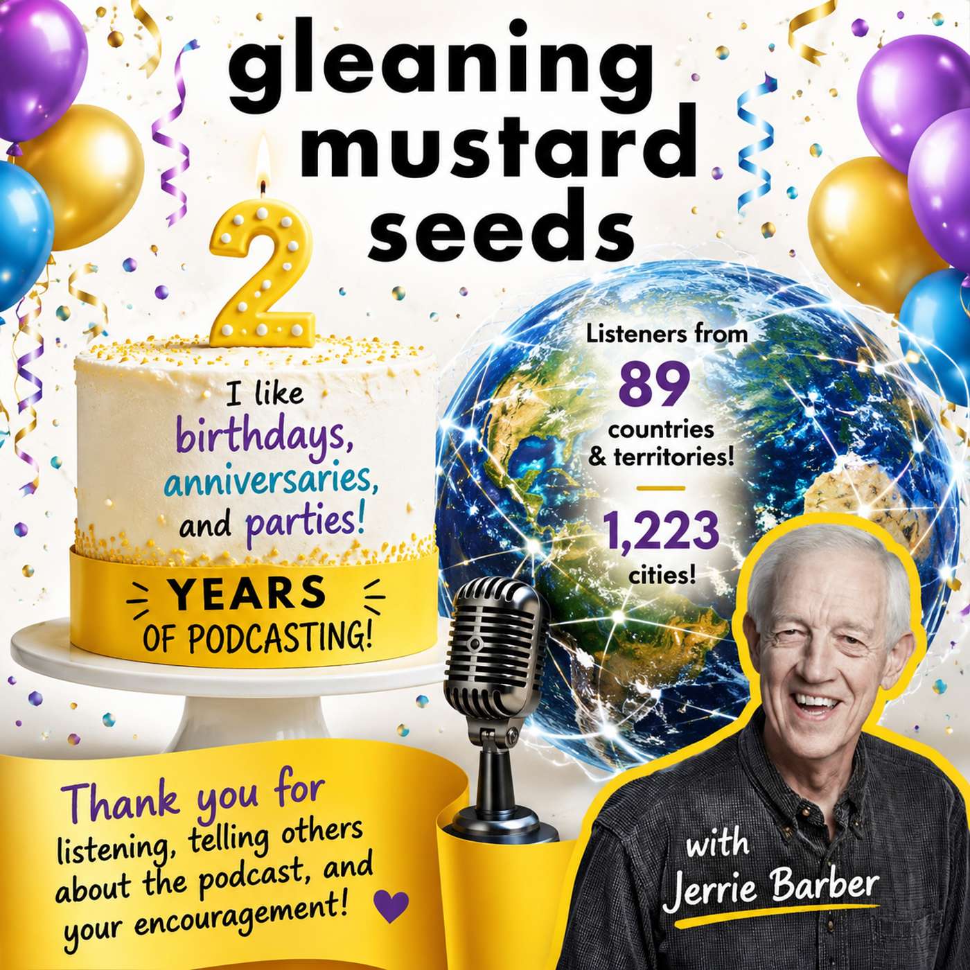 2 year anniversary of Gleaning Mustard Seeds
