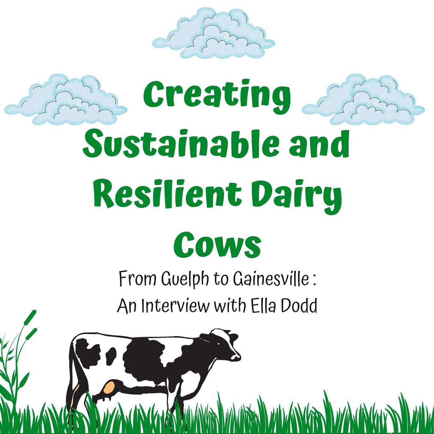 Sustainable Solutions: Creating Sustainable and Resilient Dairy Cows: An Interview with Ella Dodd episode artwork