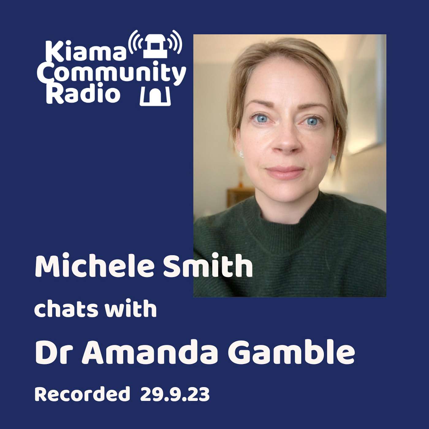 Dr Amanda Gamble, sleep psychologist. episode artwork