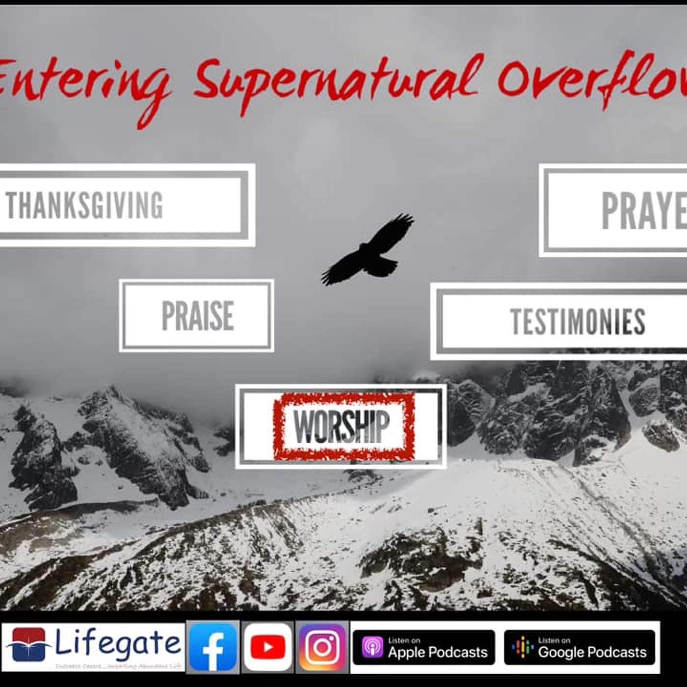 Worship for Supernatural Overflow - Lifegate Church - 17.1.21 episode artwork