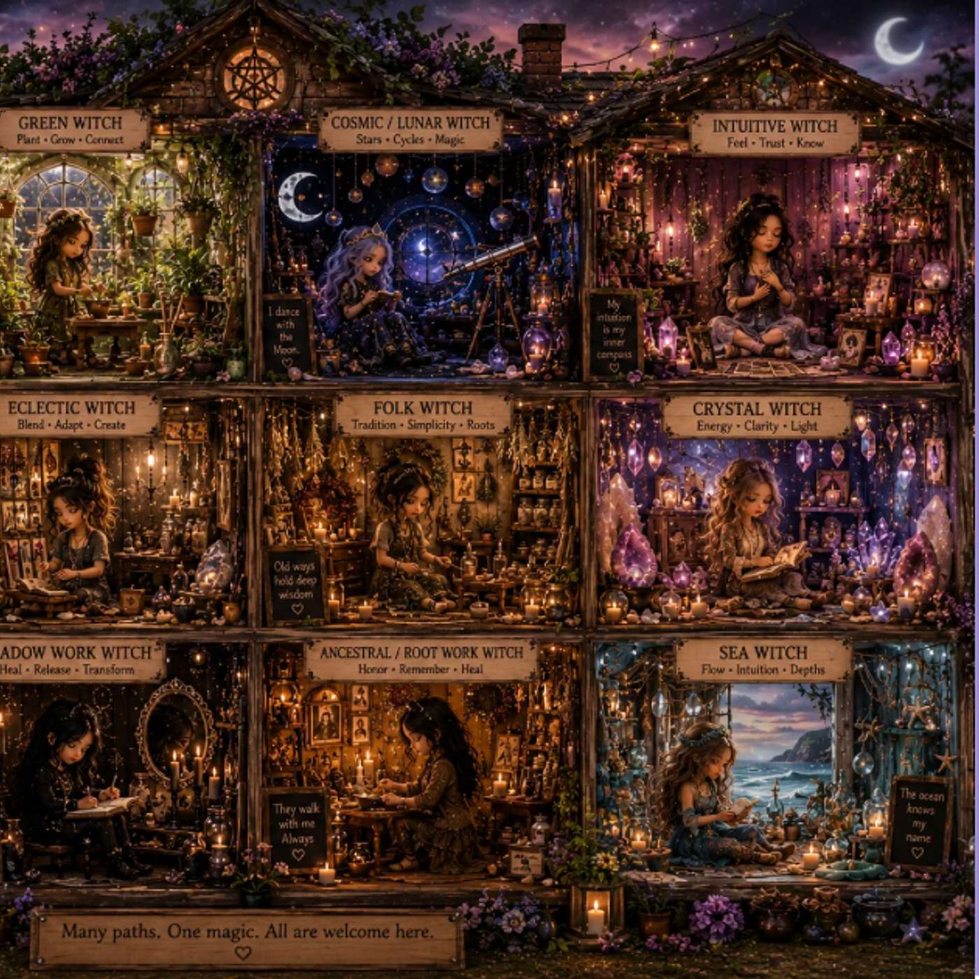 The Many Faces of the Modern Witch