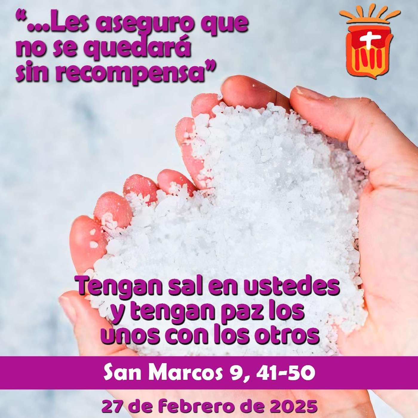 2025-02-27 San Marcos 9, 41-50: Jueves VII Ordinario