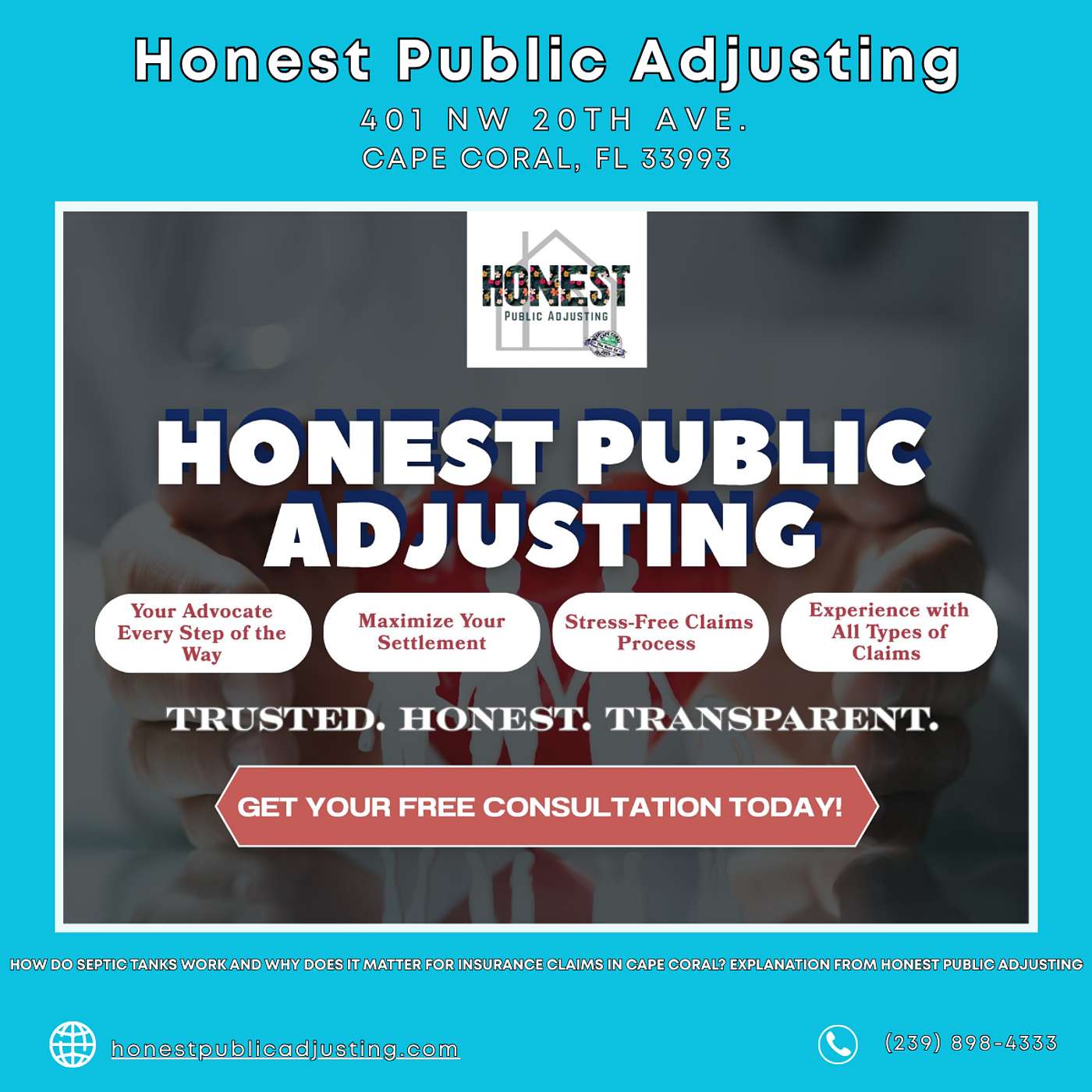 How Do Septic Tanks Work and Why Does It Matter for Insurance Claims in Cape Coral? Explanation From Honest Public Adjusting episode artwork