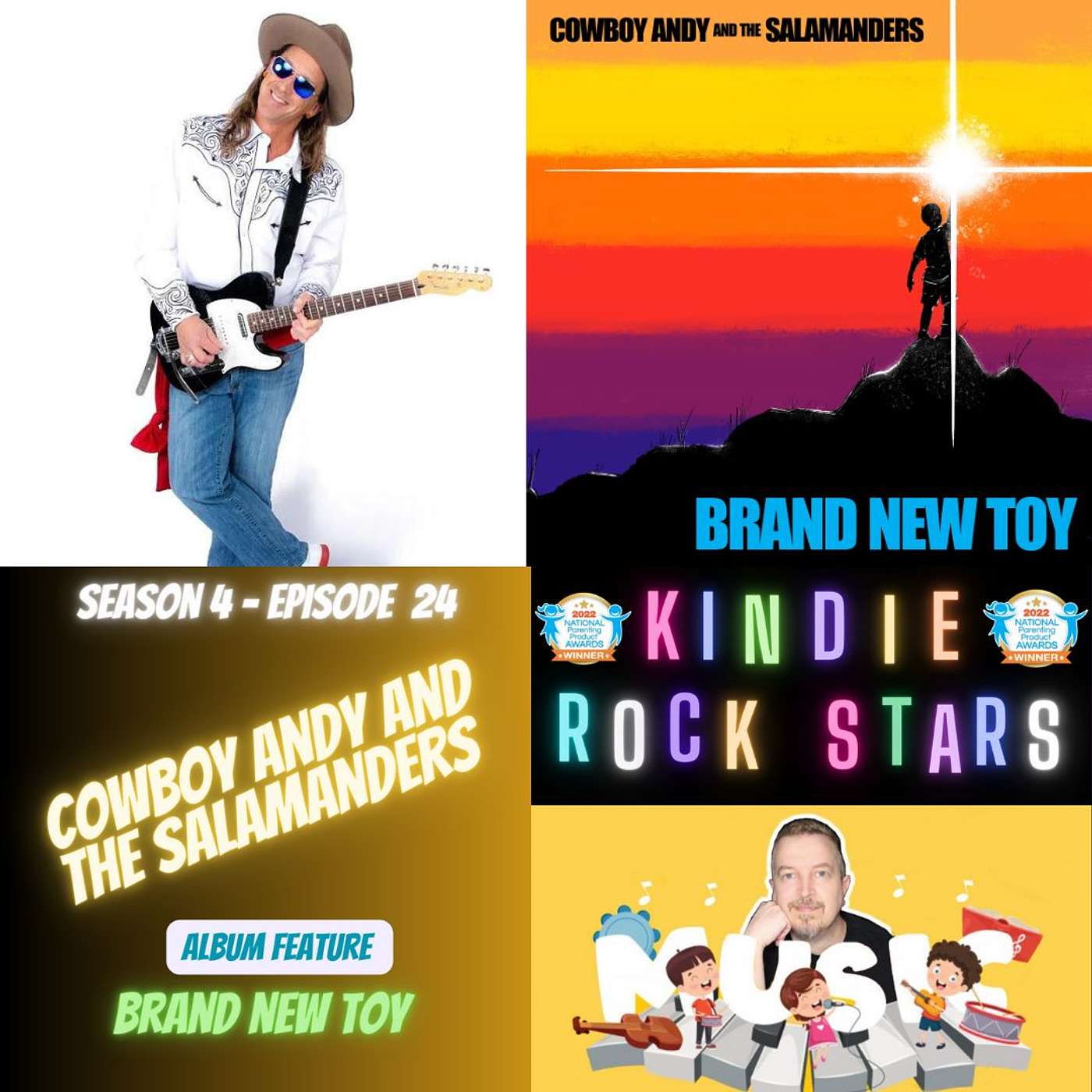 Season 4 Ep 24 - COWBOY ANDY AND THE SALAMANDERS - Album Feature - 
